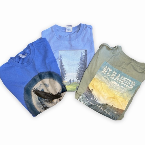 The Unbranded Brand Tops - Lot Of 3 S/M Vintage Retro Hiking Mountaineering Outdoors T Shirts Women